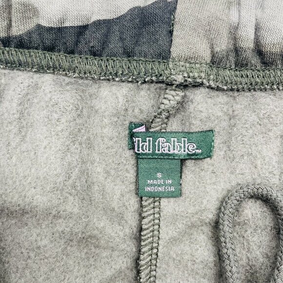 Wild Fable Womens Small High-Rise Fleece Sweatpants Pull On Green Camo $22 218 - Picture 5 of 7